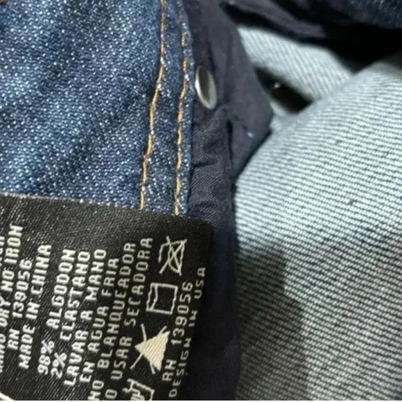 Grace Embroidered Hem Women's Jeans - Blue - Picture 4 of 5